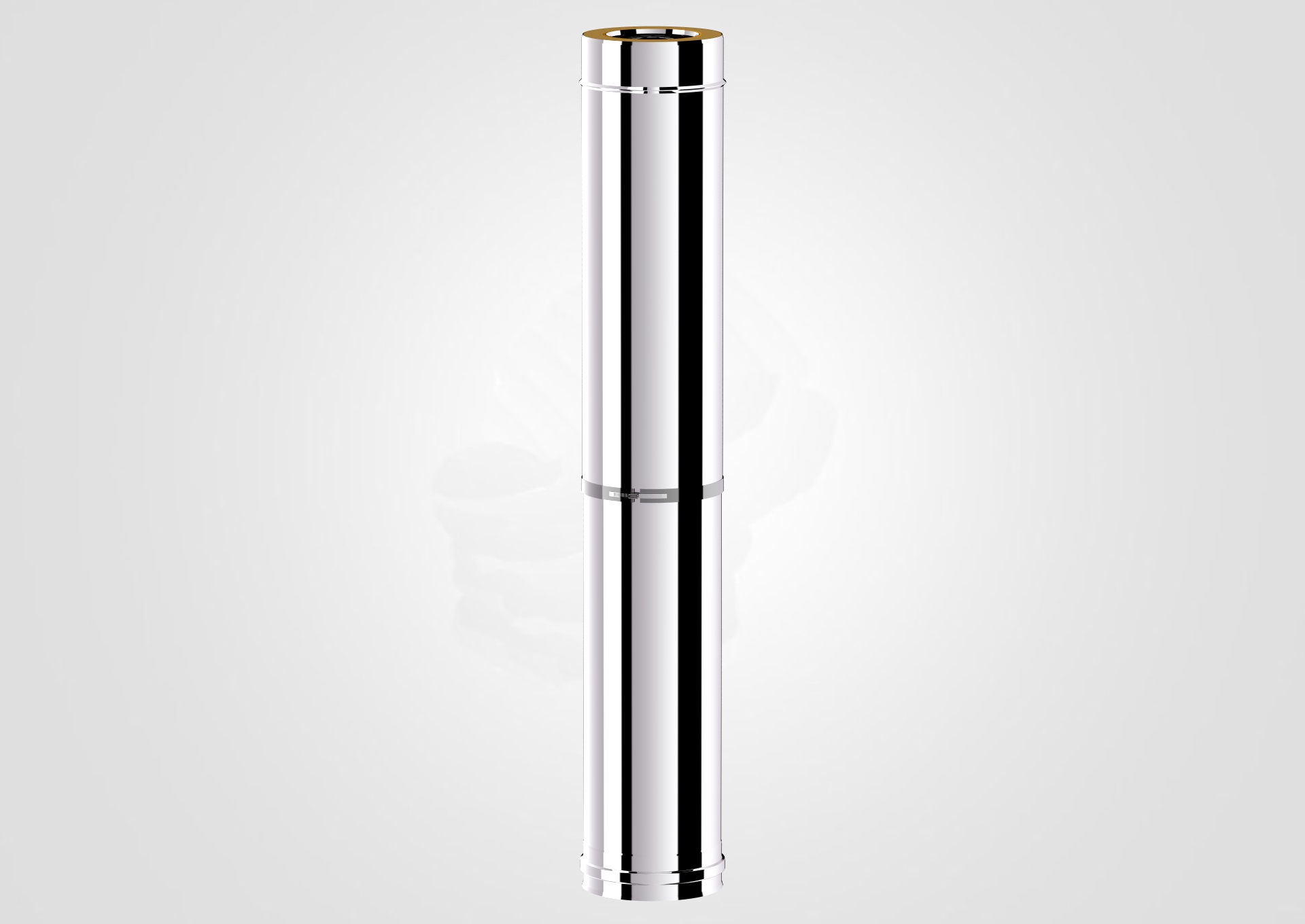 İzoleli Teleskopik Boru Yarım 550-900 mm